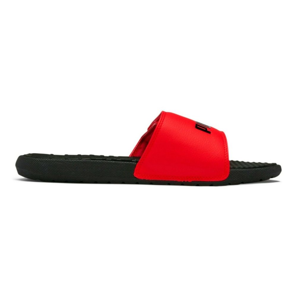 NWT PUMA SPORT MEN'S RED SLIP ON SLIDES SANDALS - Picture 4 of 6